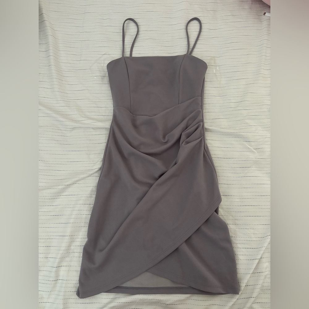 Windsor Red Ruched Sheath Dress Spaghetti Strap